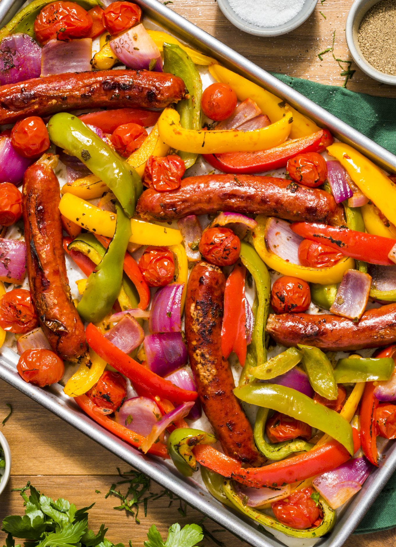 Spicy Sausage and Peppers Sheet Pan Dinner – Zabiha Halal